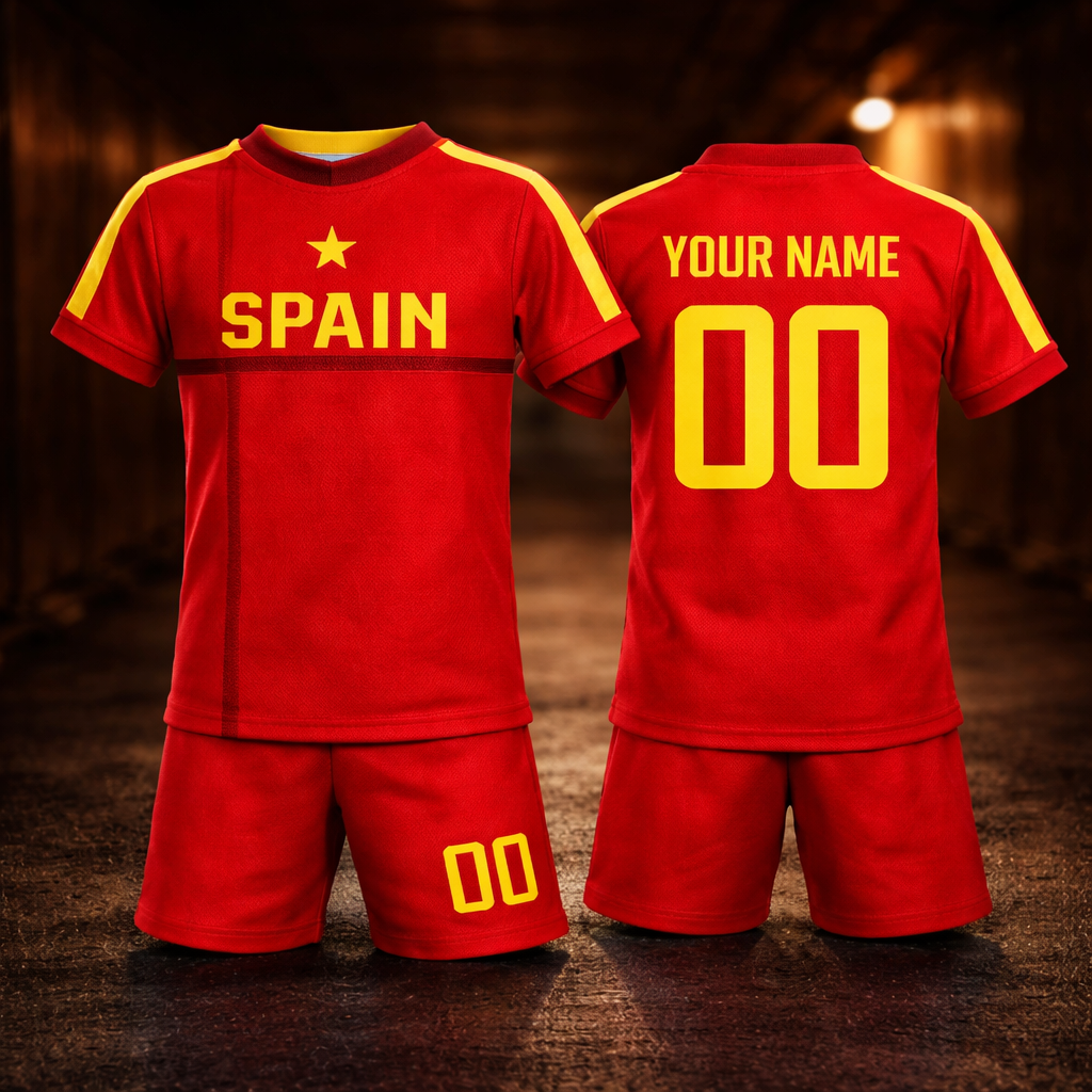 Equipamento Infantil Espanha 2026 – Edição Especial